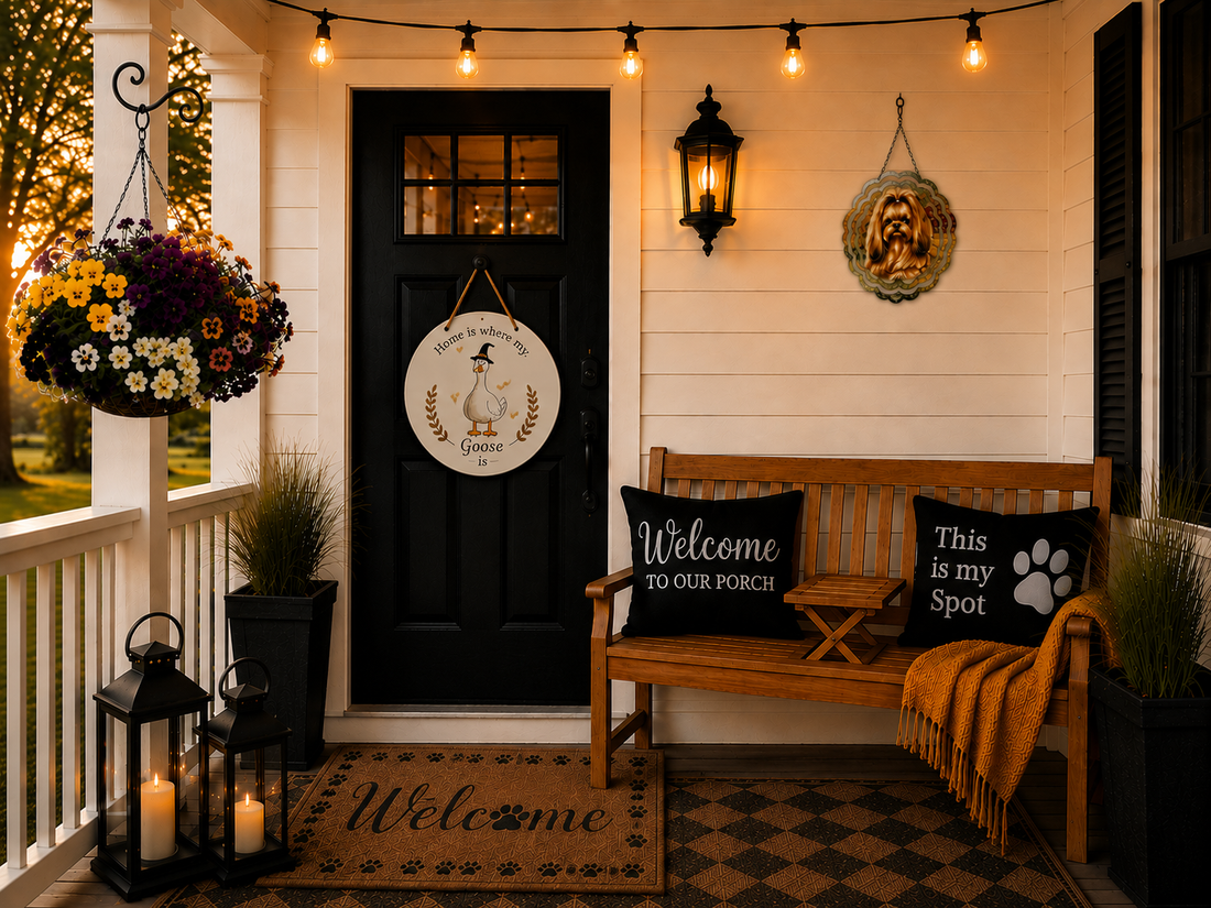 How to Layer a Cozy Farmhouse Porch (Step by Step)