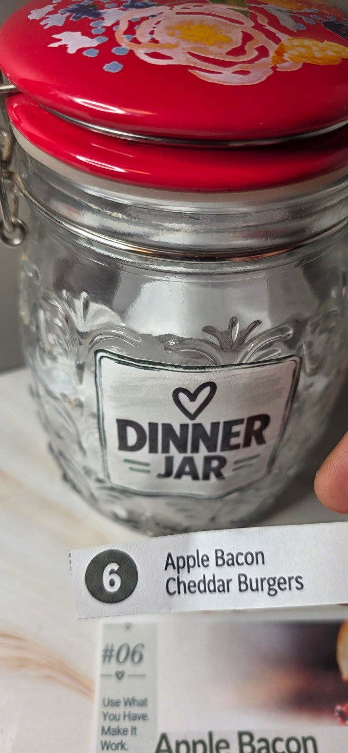 What’s for Dinner? Solved! Dinner Jar Printable | 30 Family Dinner Recipes | Meal Idea Jar | Digital Download