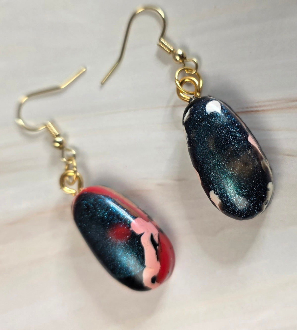 Chaos Theory – One-of-a-Kind Upcycled Filament Earrings, Handmade in Missouri