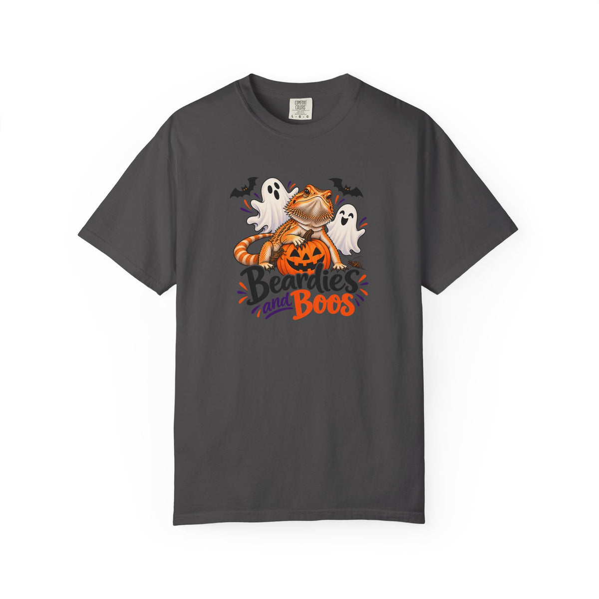 Beardies & Boos T-Shirt – Halloween Bearded Dragon Comfort Colors Tee
