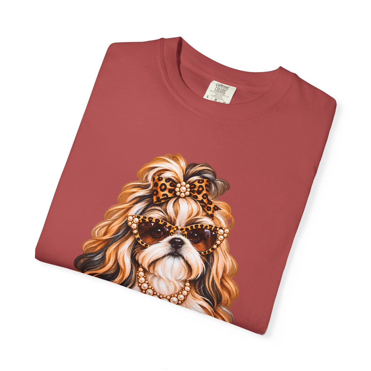 Shih Tzu T-Shirt – Too Glam to Give a Damn
