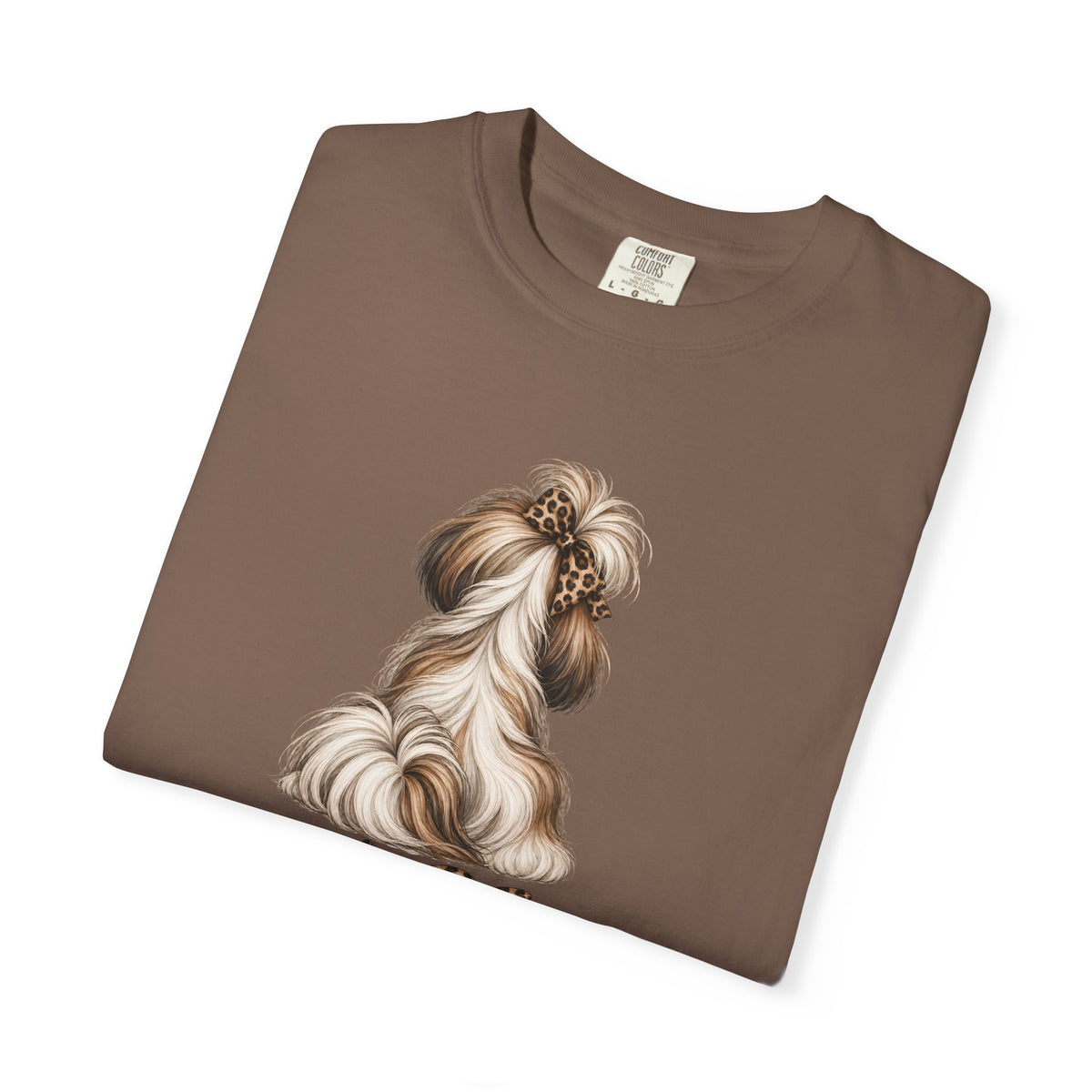 NOPE Shih Tzu Shirt – Leopard Print AttiTudies Tee