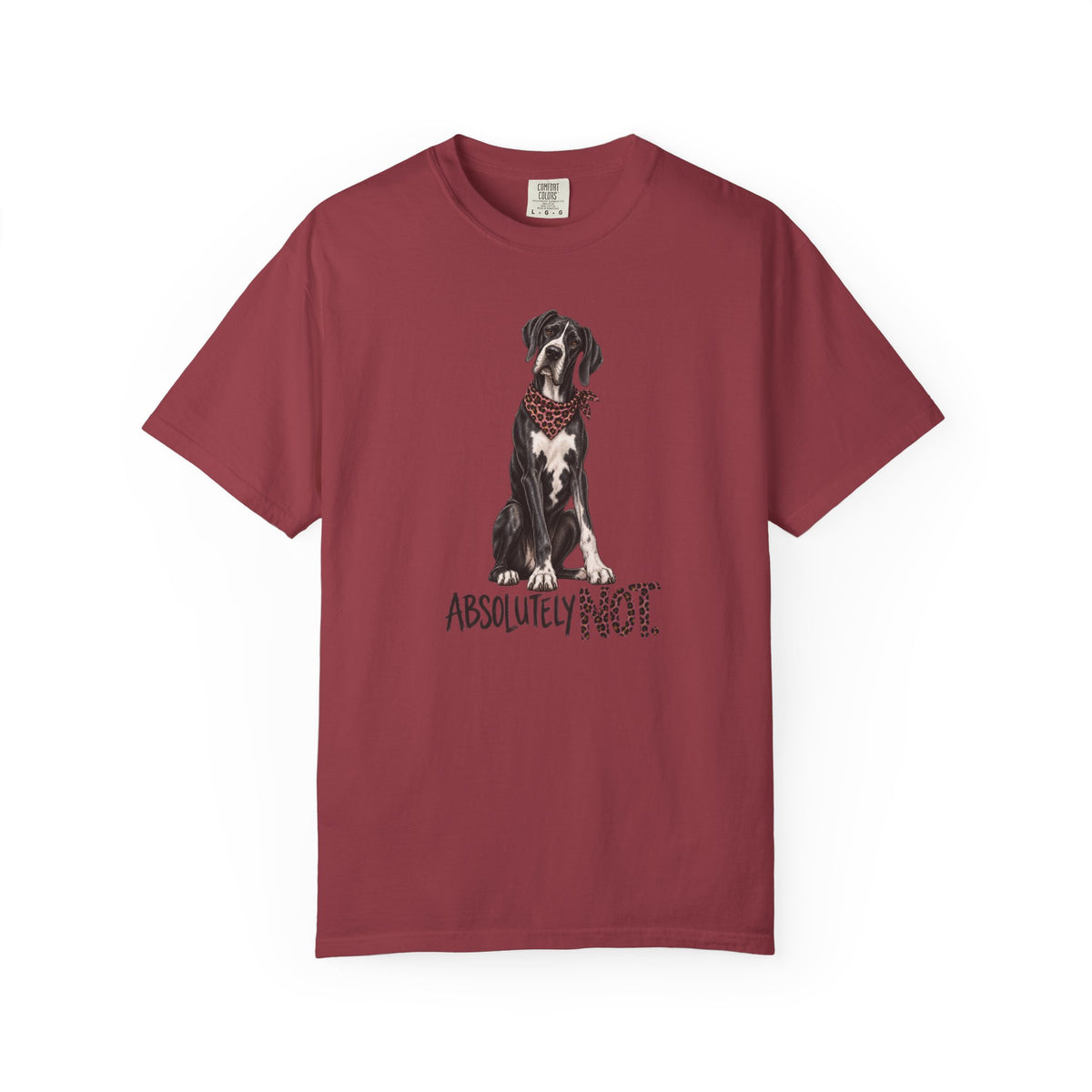 Absolutely Not Great Dane Shirt, Funny Dog Lover Graphic Tee