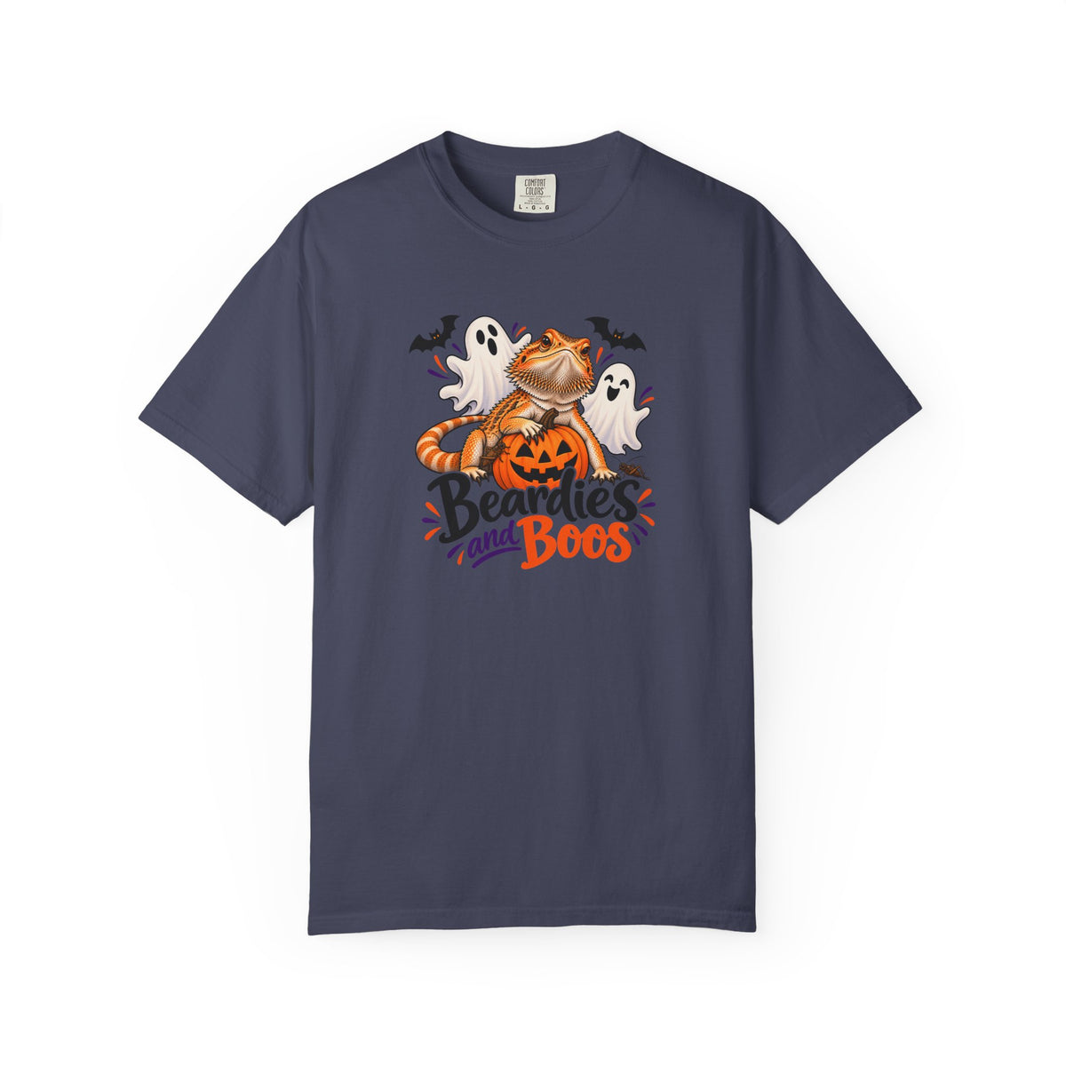 Beardies & Boos T-Shirt – Halloween Bearded Dragon Comfort Colors Tee