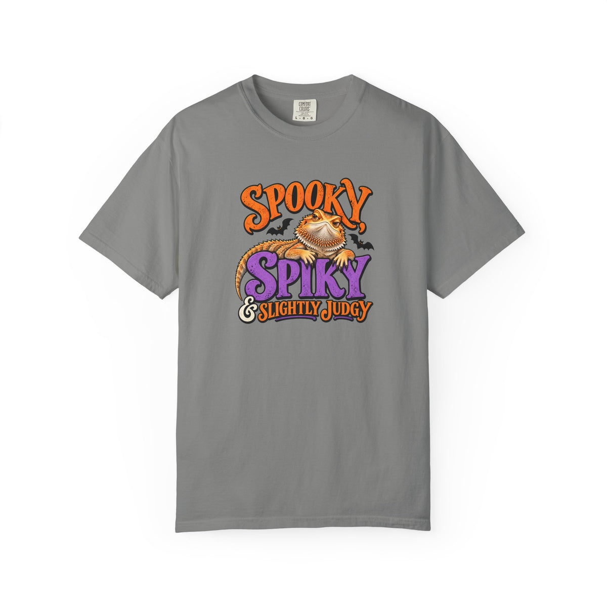 Spooky, Spiky & Slightly Judgy Bearded Dragon Halloween T-Shirt