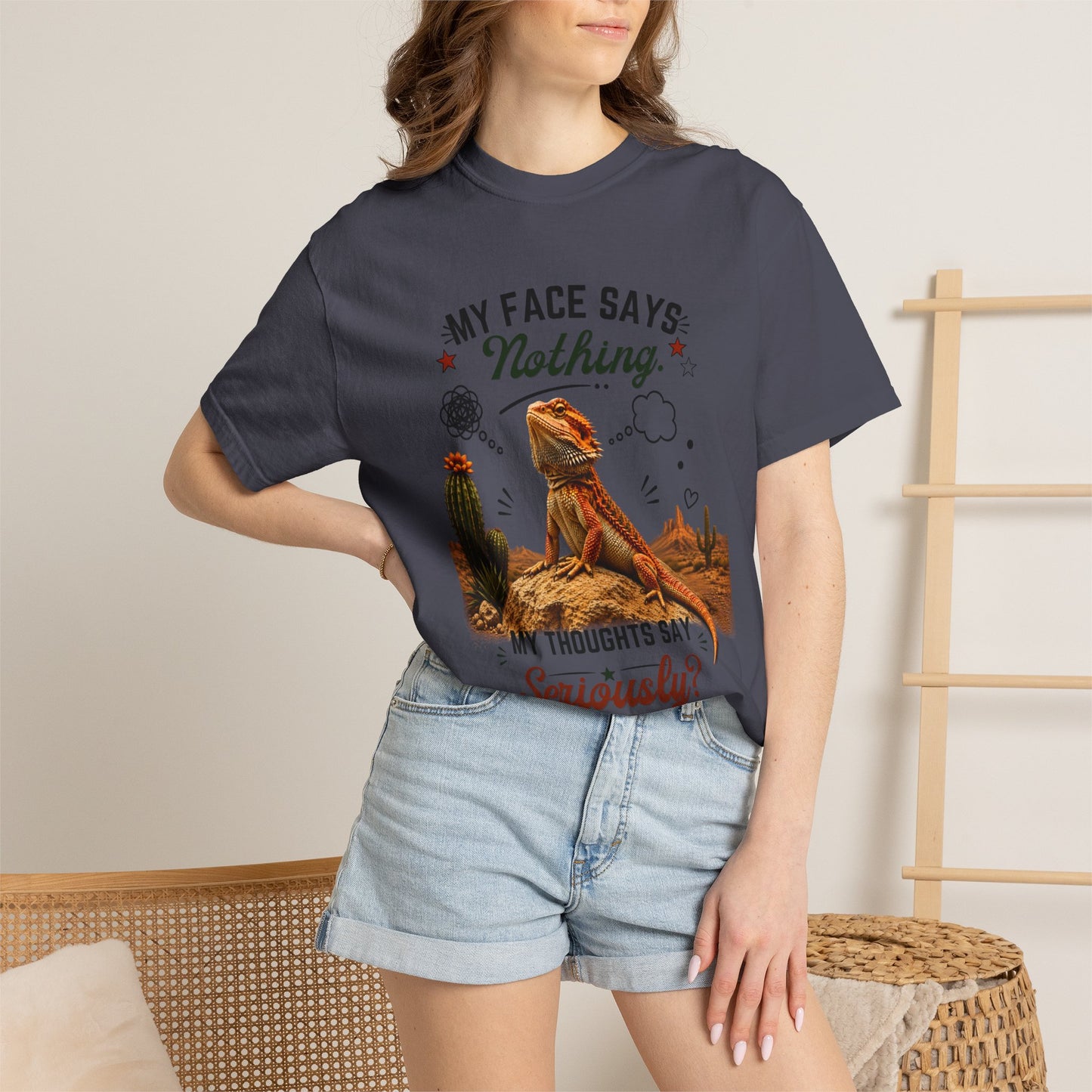 My Face Says Nothing, My Thoughts Say Seriously? T-Shirt