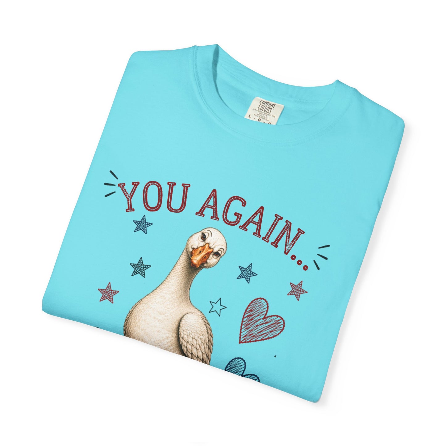 You Again But Why Goose T-Shirt – Funny Cute Bird Graphic Tee