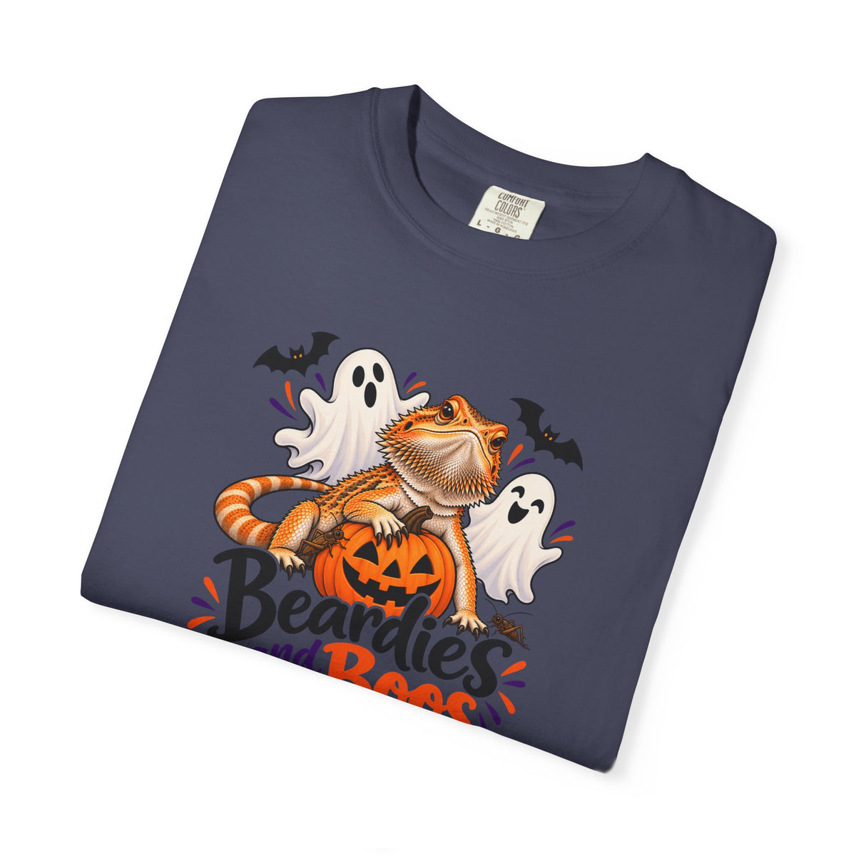 Beardies & Boos T-Shirt – Halloween Bearded Dragon Comfort Colors Tee