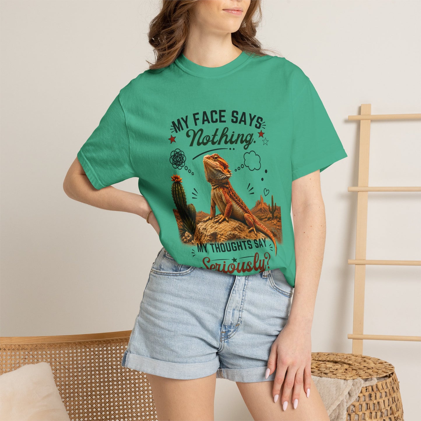 My Face Says Nothing, My Thoughts Say Seriously? T-Shirt