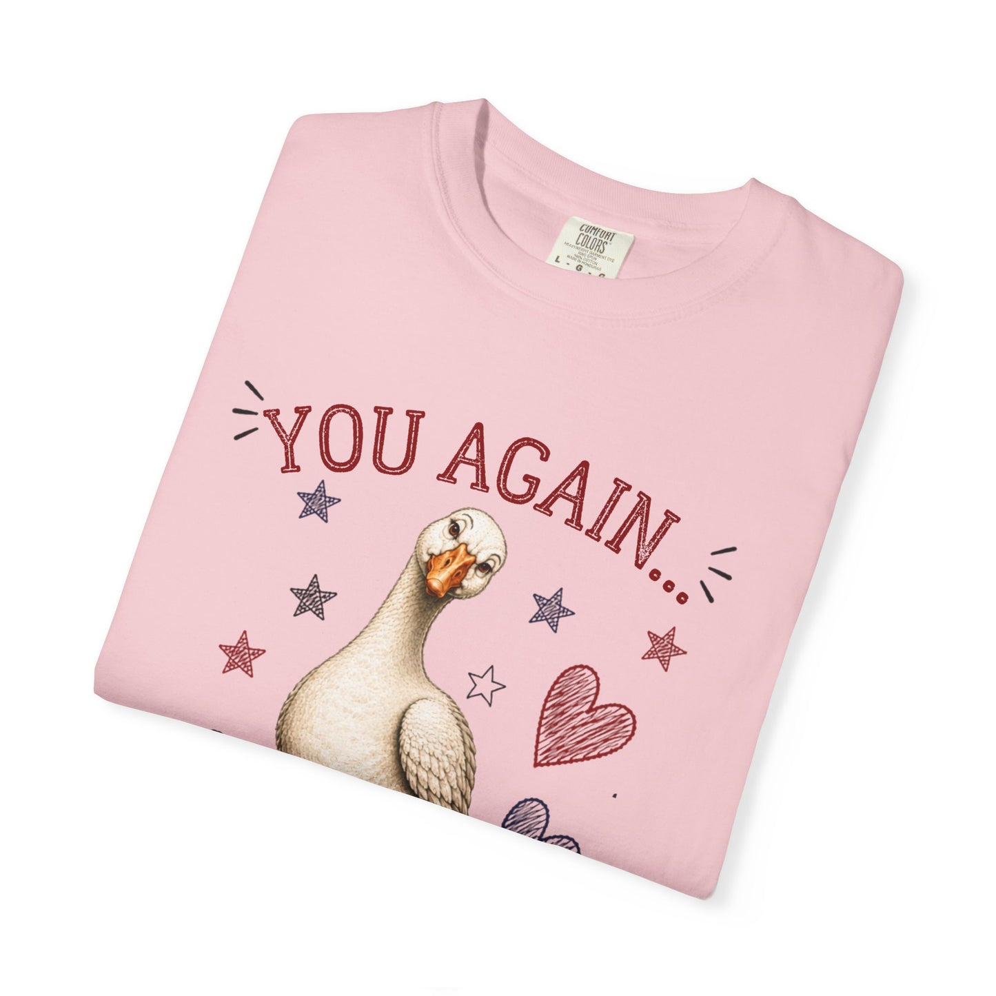 You Again But Why Goose T-Shirt – Funny Cute Bird Graphic Tee