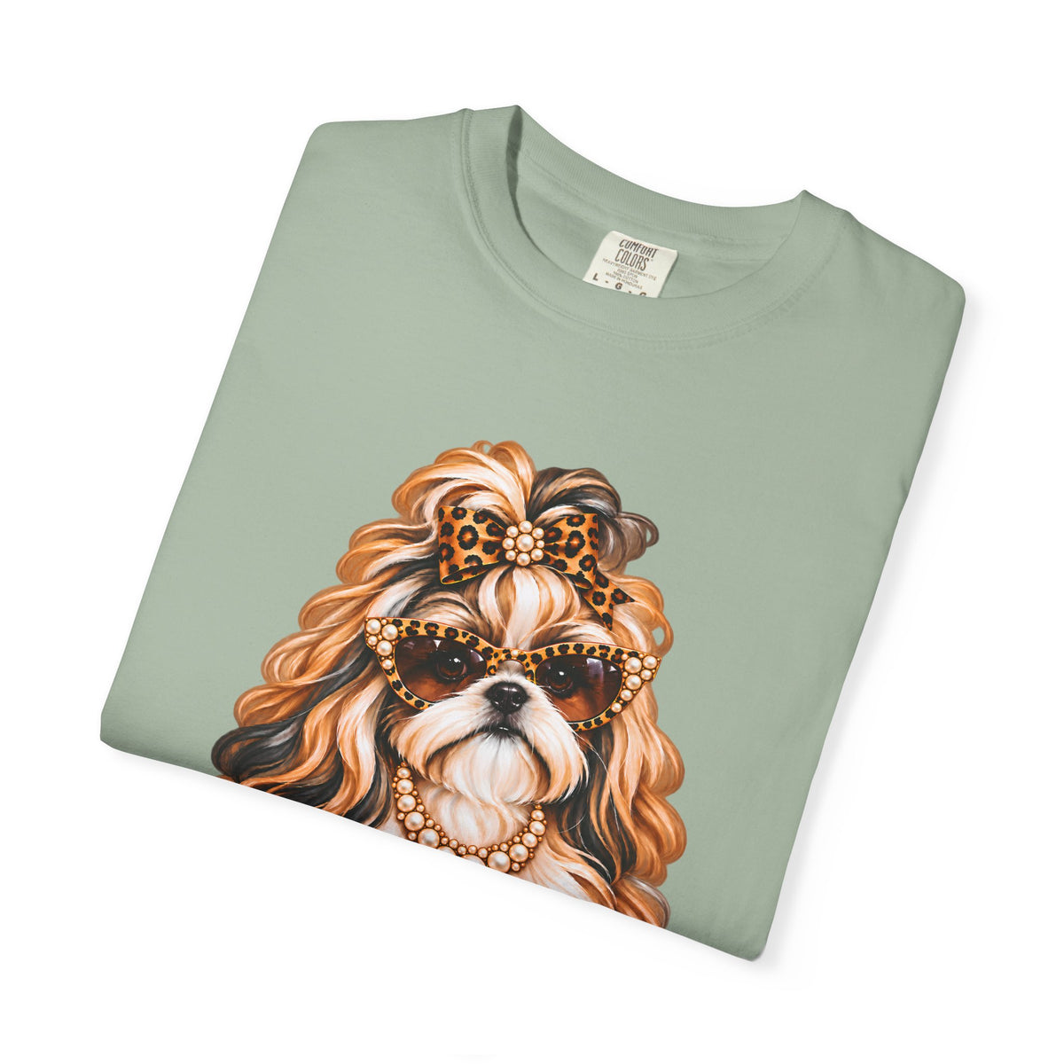 Shih Tzu T-Shirt – Too Glam to Give a Damn