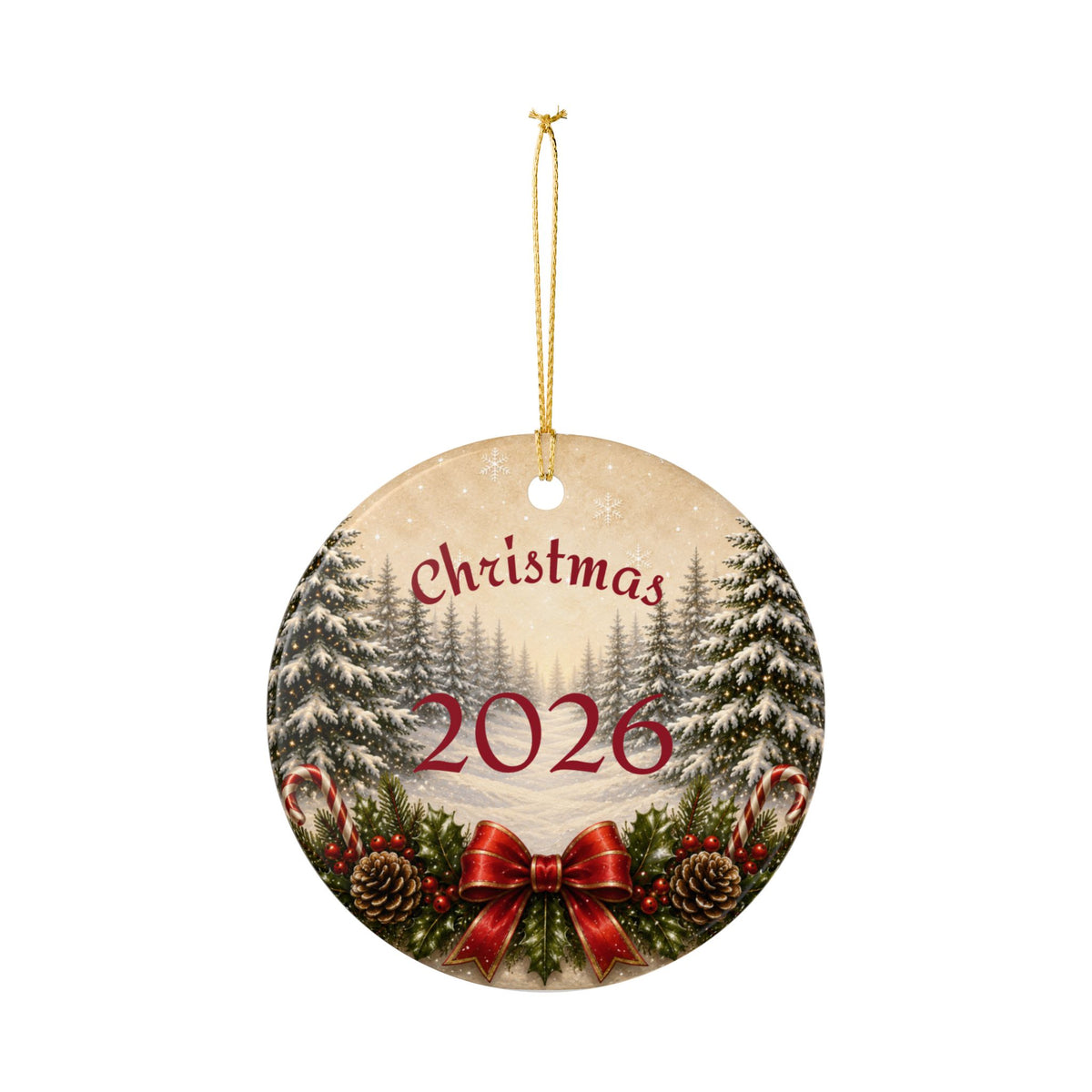 Bearded Dragon Christmas Ornament | Santa Sleigh Ceramic | Reptile Lover Gift 2026
