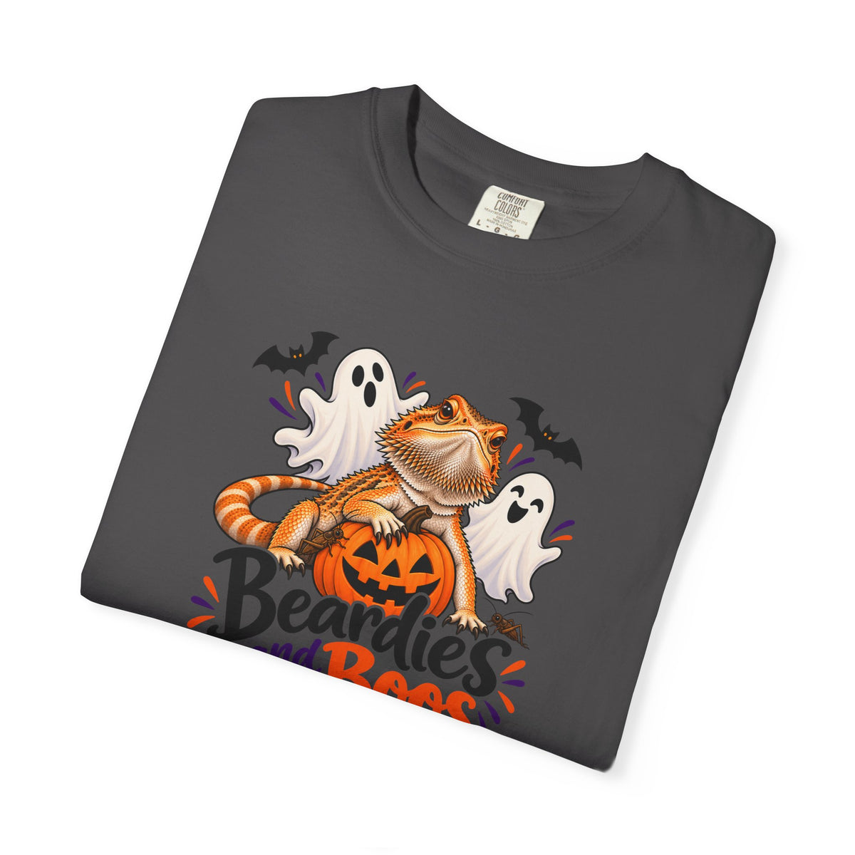 Beardies & Boos T-Shirt – Halloween Bearded Dragon Comfort Colors Tee