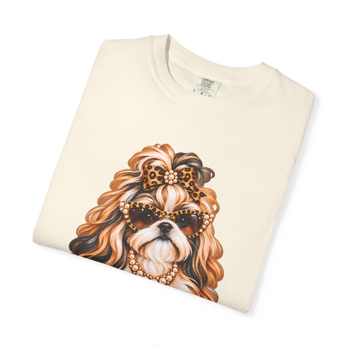 Shih Tzu T-Shirt – Too Glam to Give a Damn