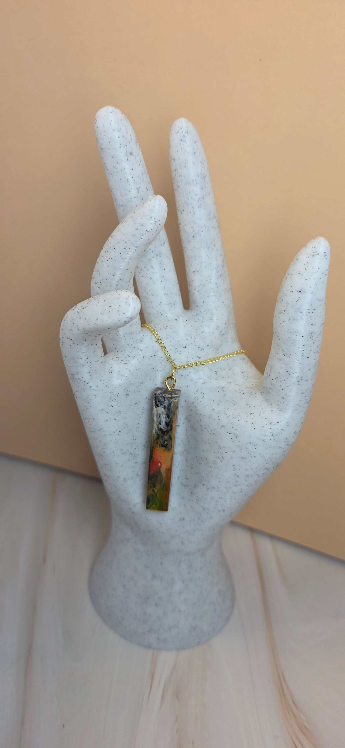 From Dusk Till Dawn Pendant Necklace – Upcycled 3D Filament Art