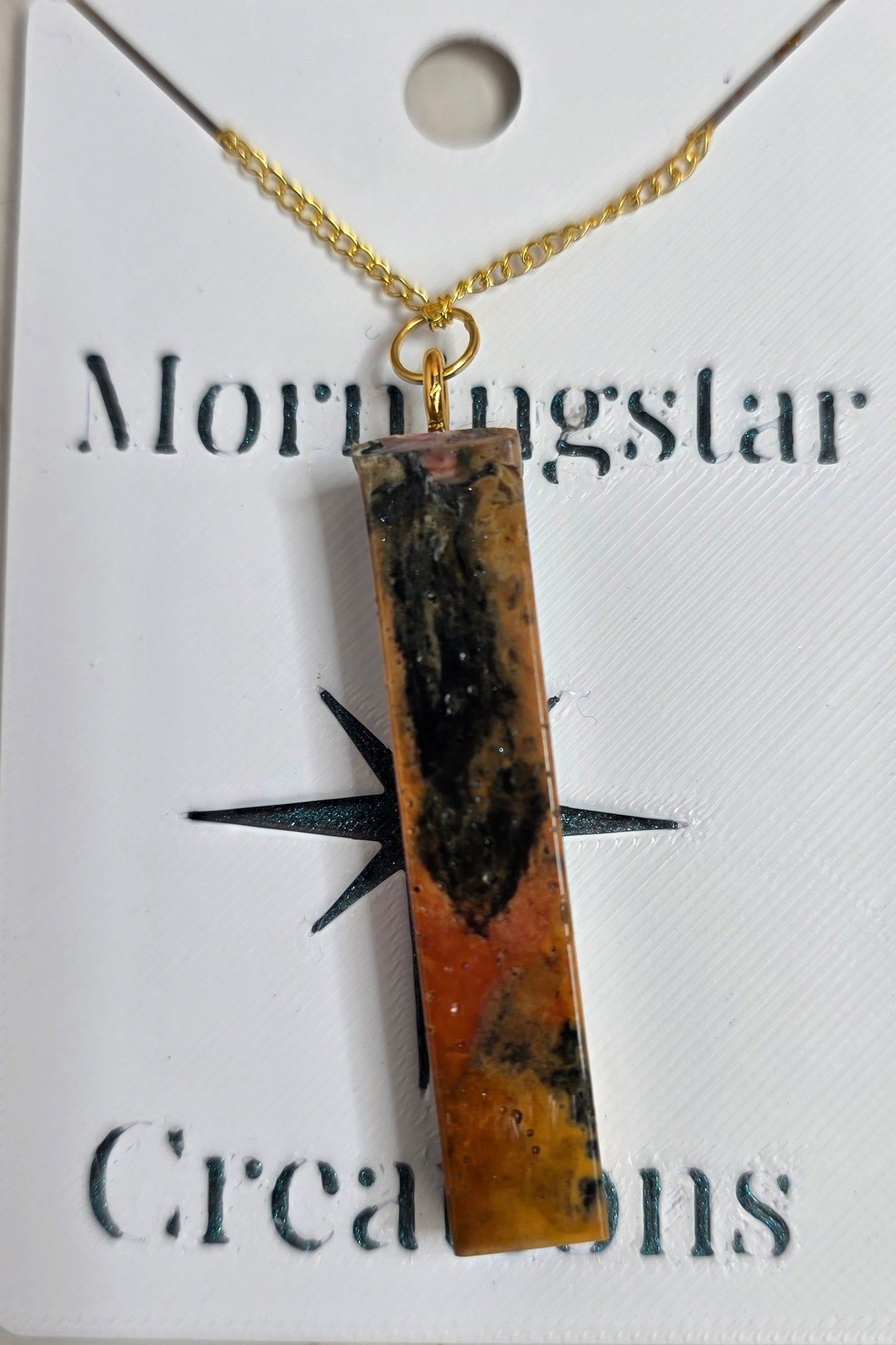 From Dusk Till Dawn Pendant Necklace – Upcycled 3D Filament Art