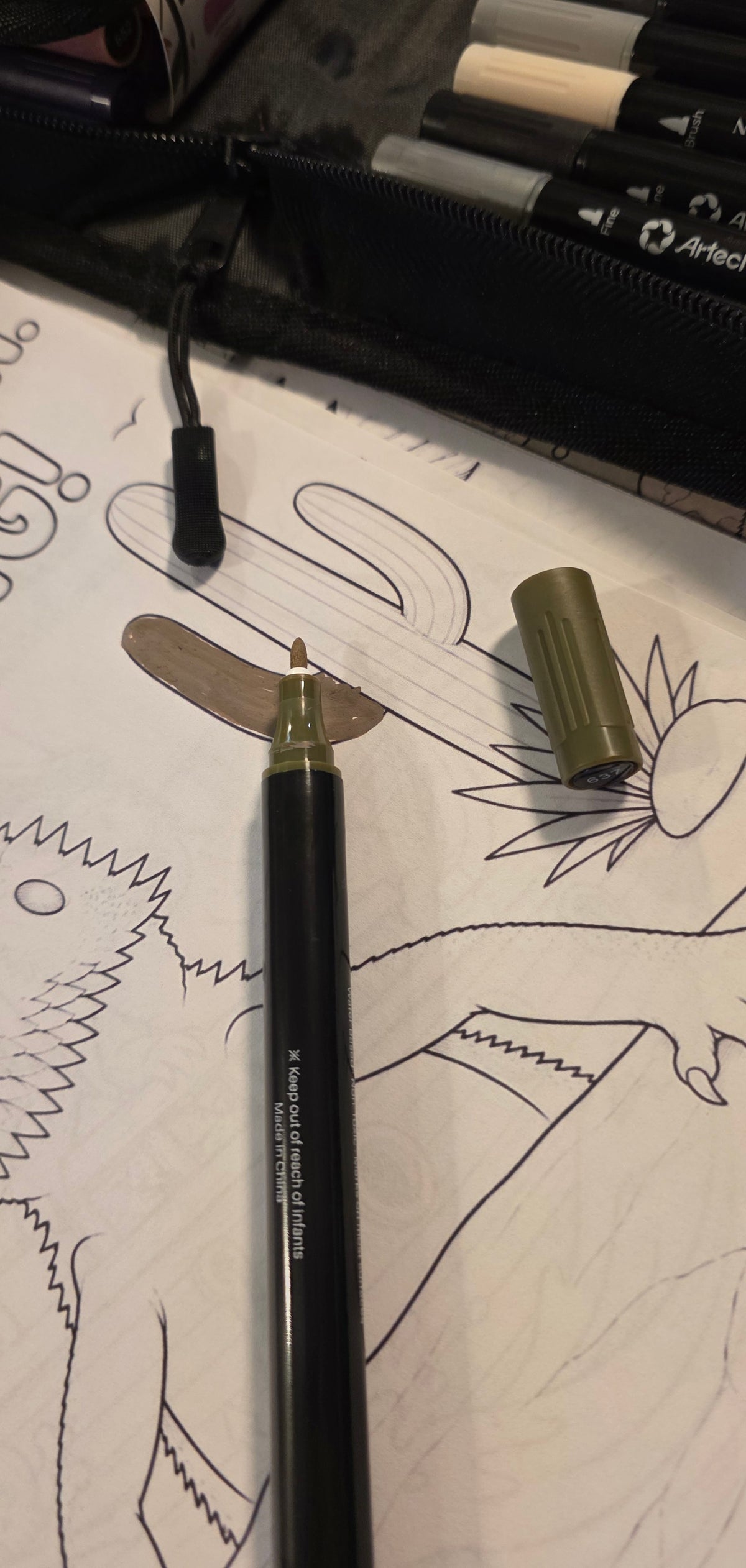 In A Mood: The Ridiculous Thoughts of a Beardie – Printable Coloring Book