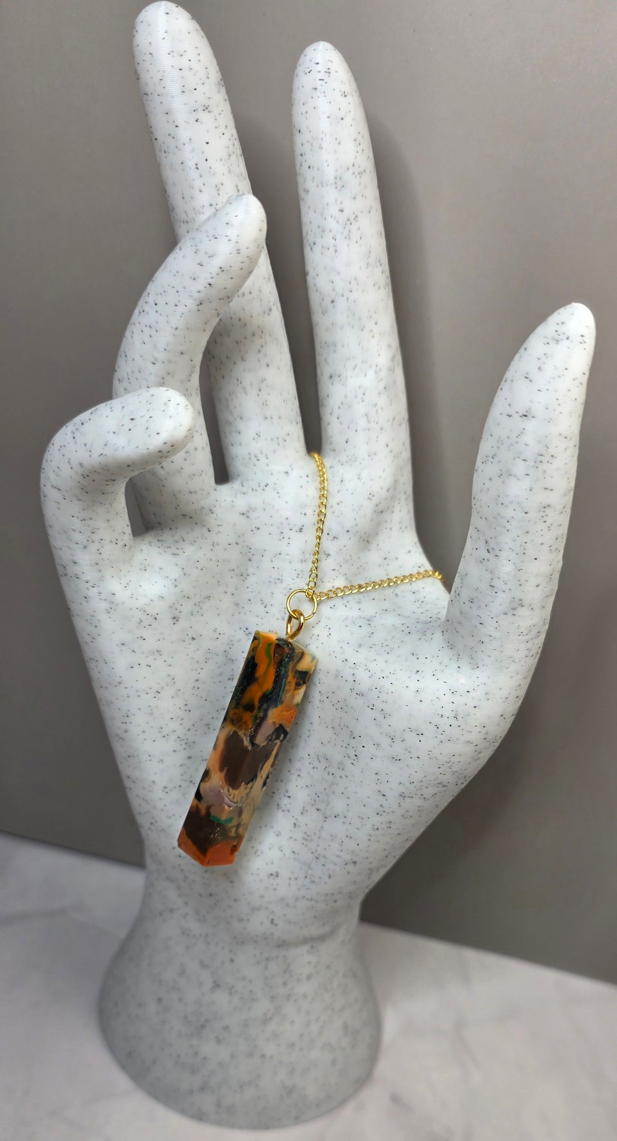 Mixed Signals – One-of-a-Kind Upcycled Filament Pendant