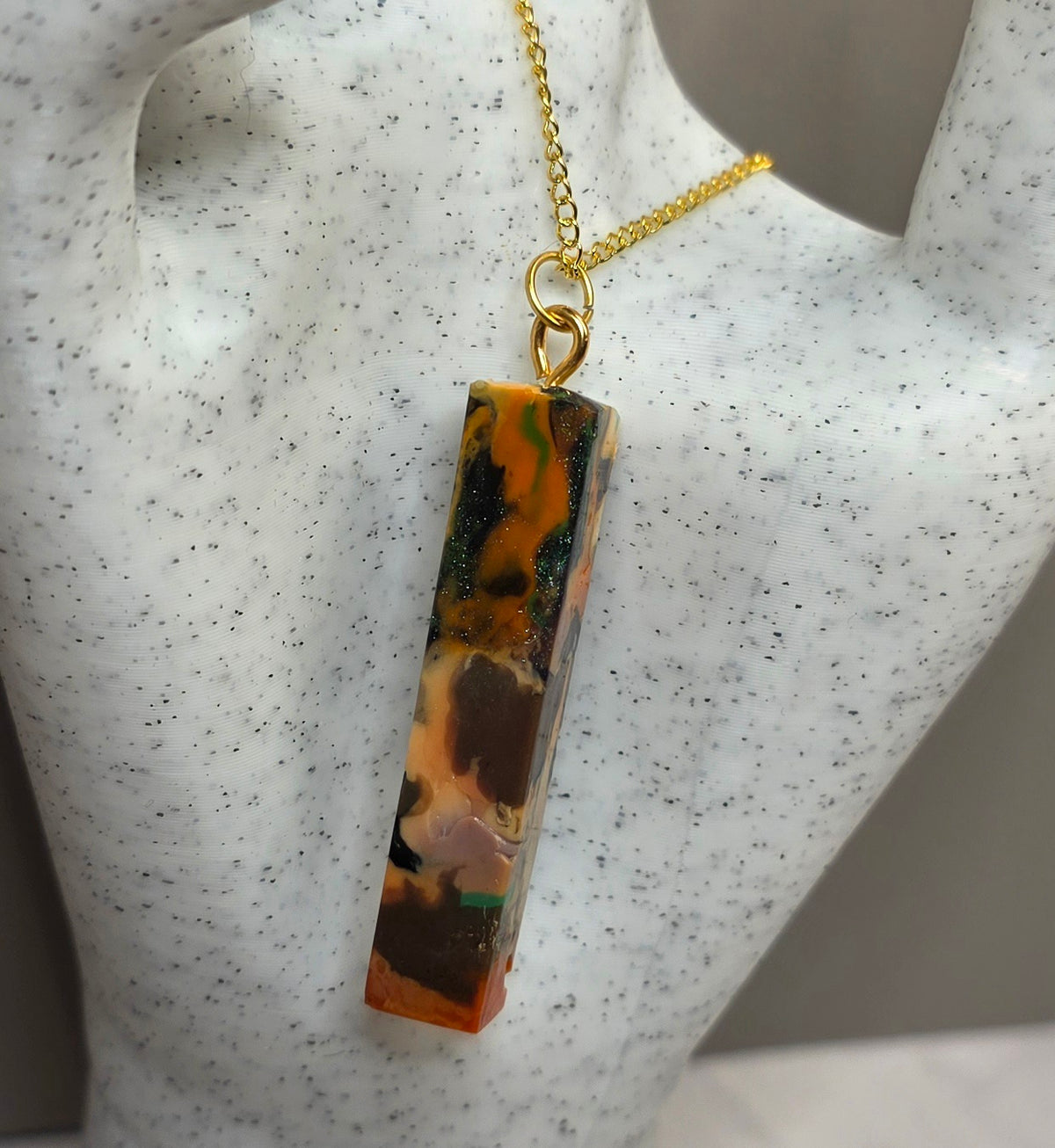 Mixed Signals – One-of-a-Kind Upcycled Filament Pendant