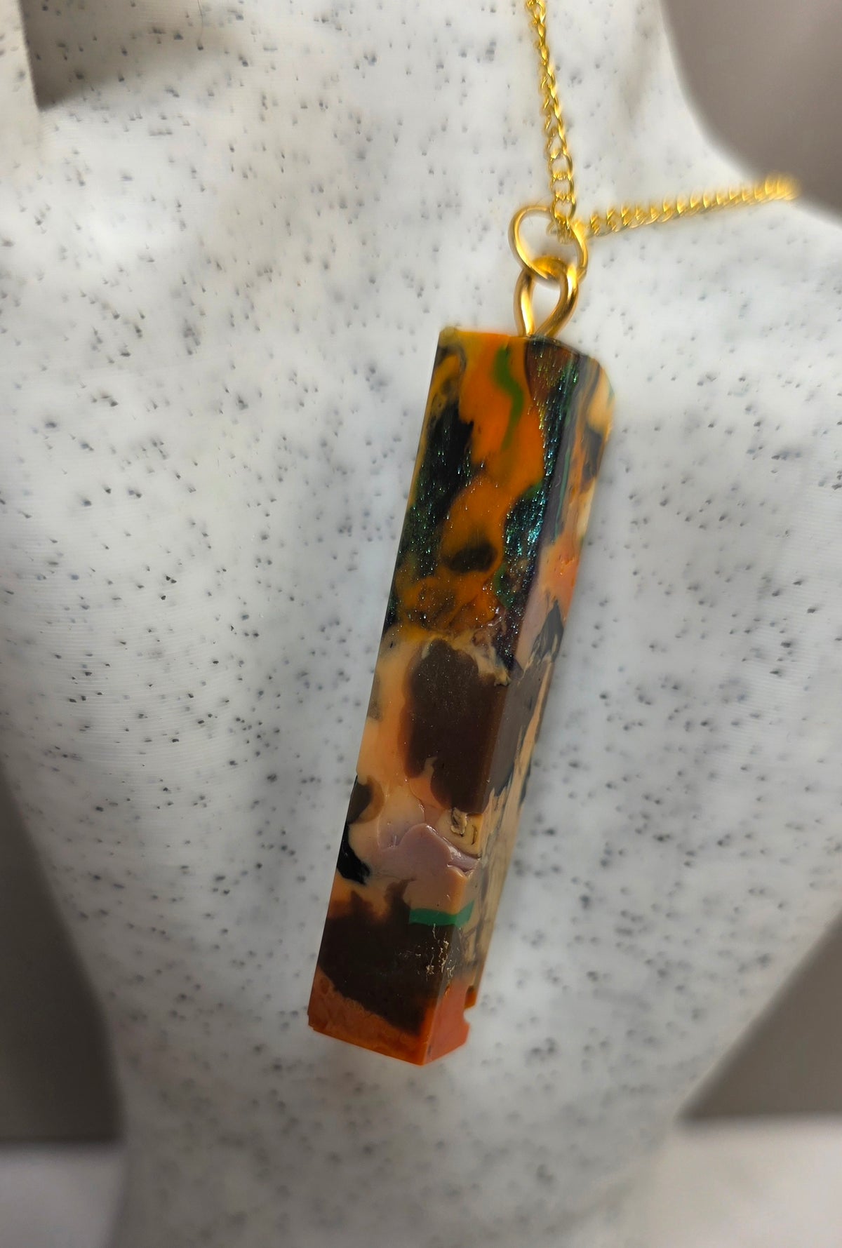 Mixed Signals – One-of-a-Kind Upcycled Filament Pendant
