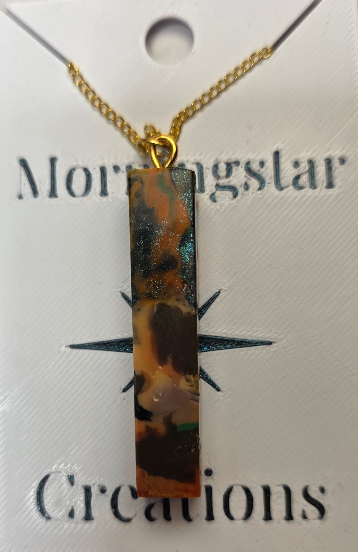 Mixed Signals – One-of-a-Kind Upcycled Filament Pendant