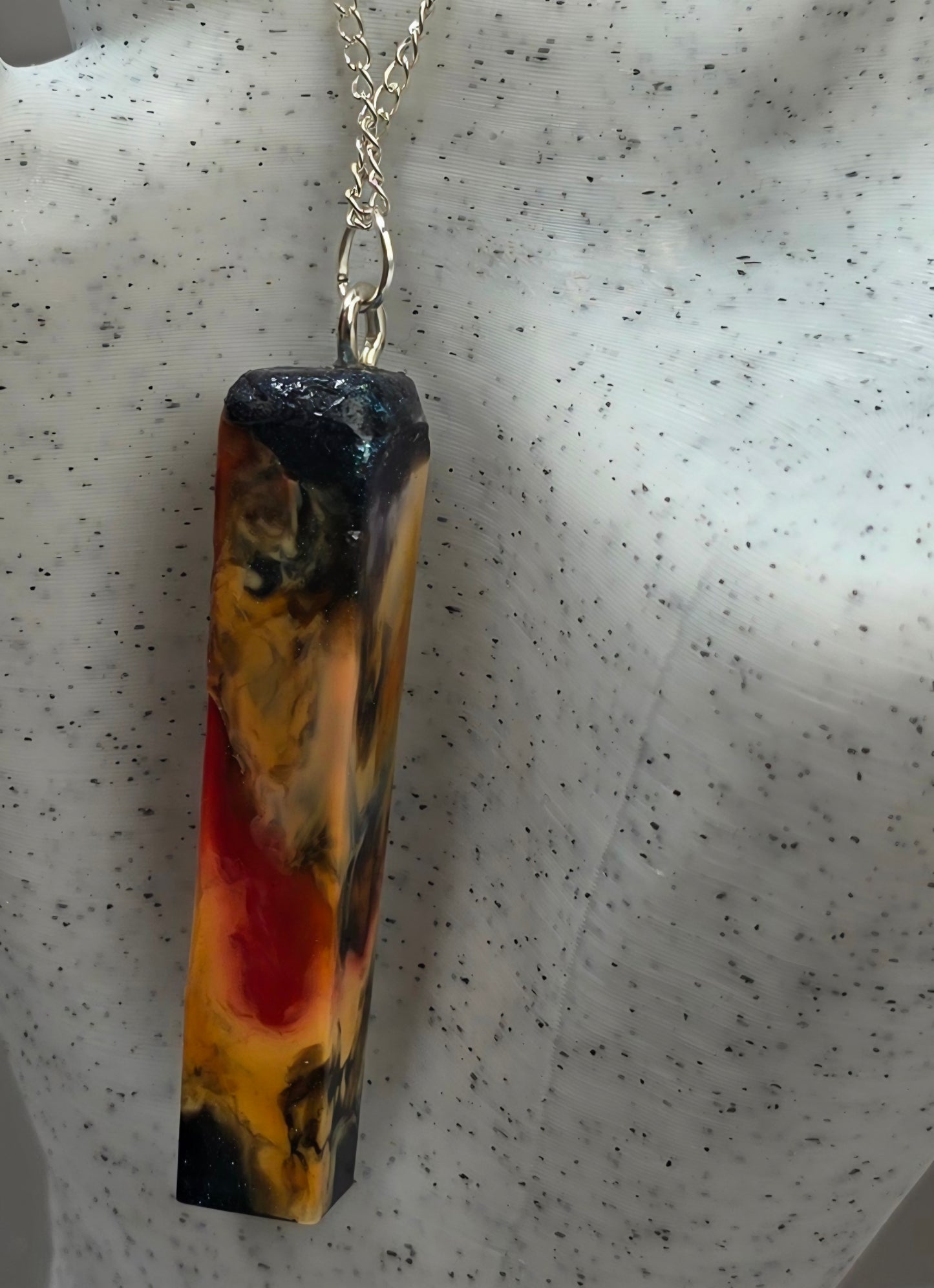 AfterGlow Upcycled Filament Pendant Necklace