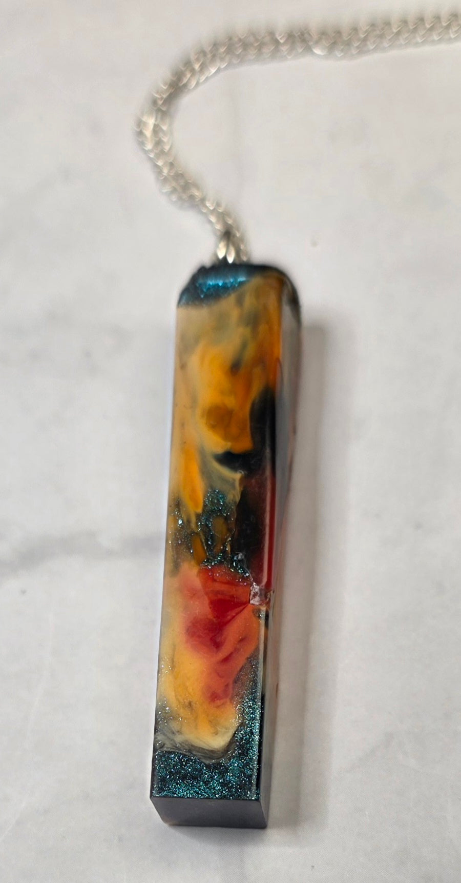 AfterGlow Upcycled Filament Pendant Necklace