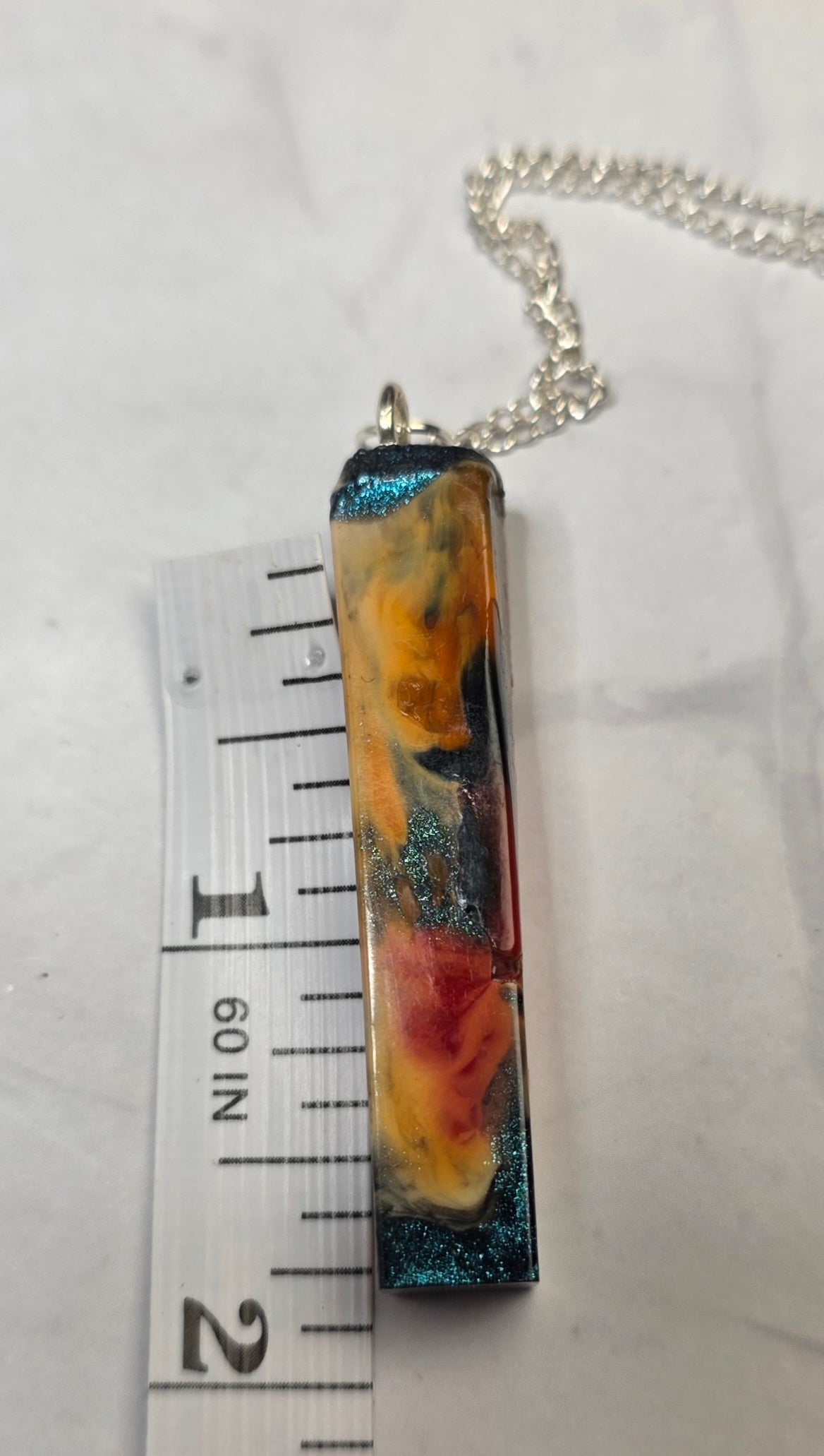 AfterGlow Upcycled Filament Pendant Necklace