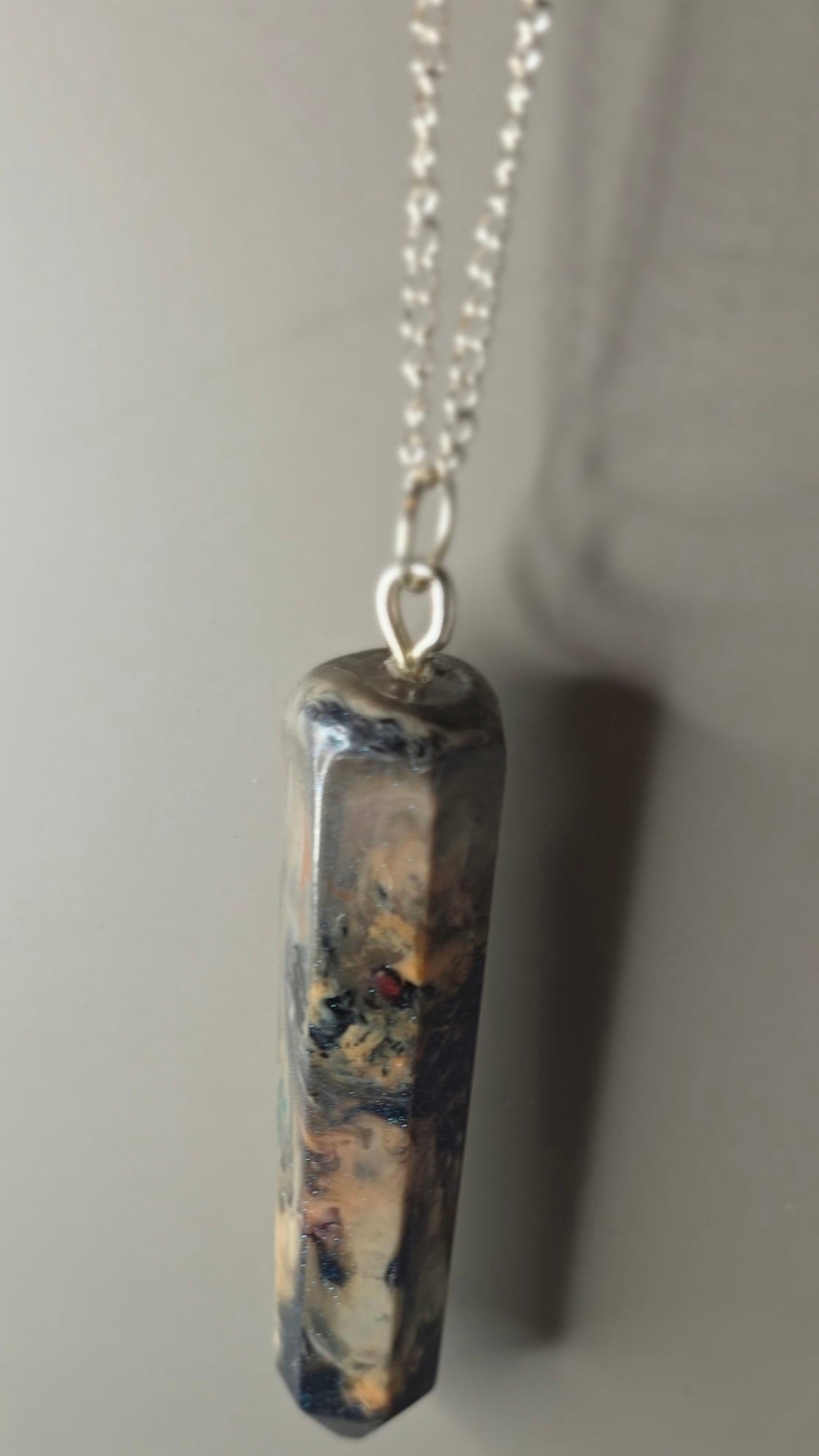 Eye of the Storm – Upcycled 3D Printer Filament Pendant Necklace