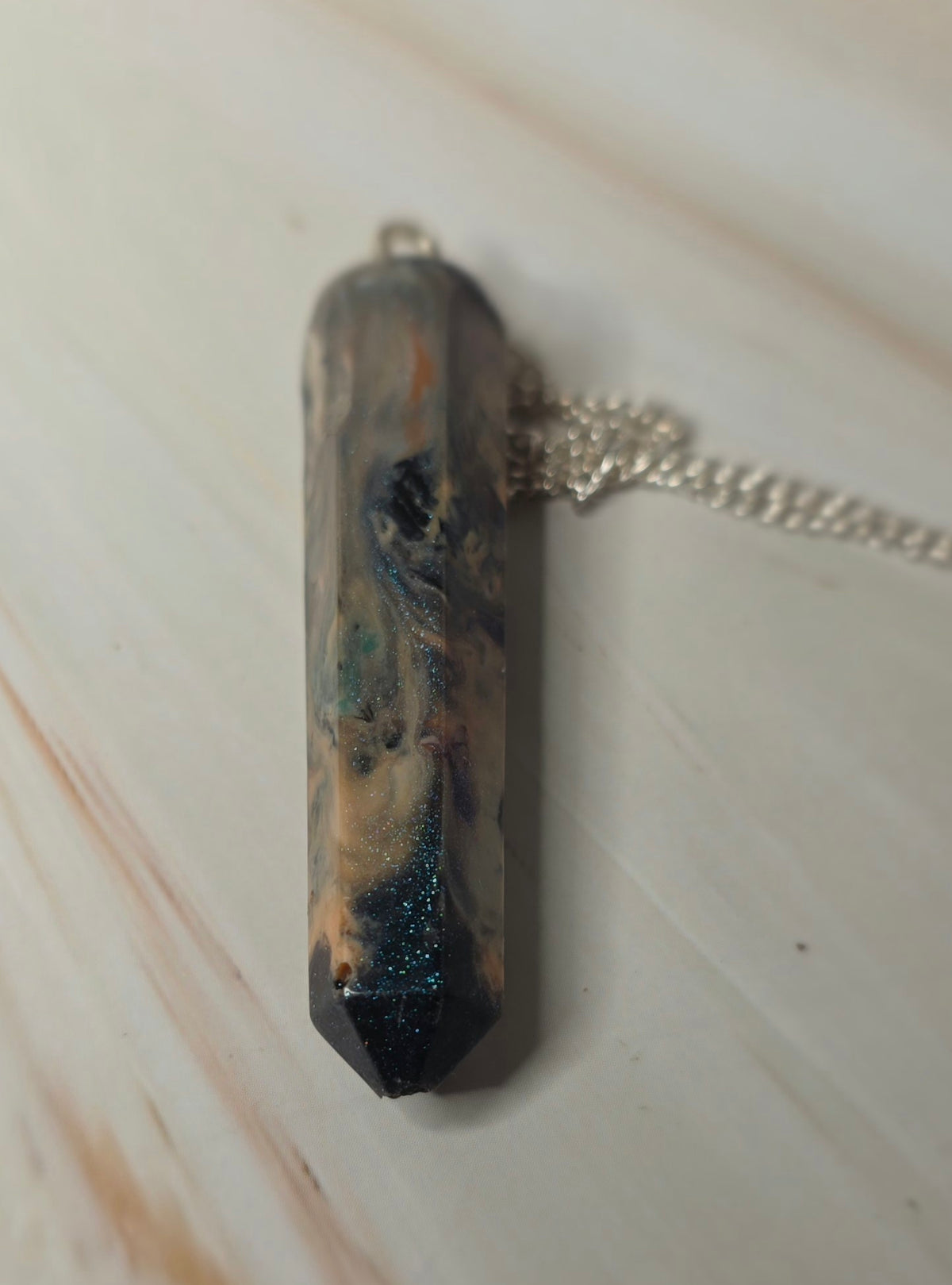 Eye of the Storm – Upcycled 3D Printer Filament Pendant Necklace