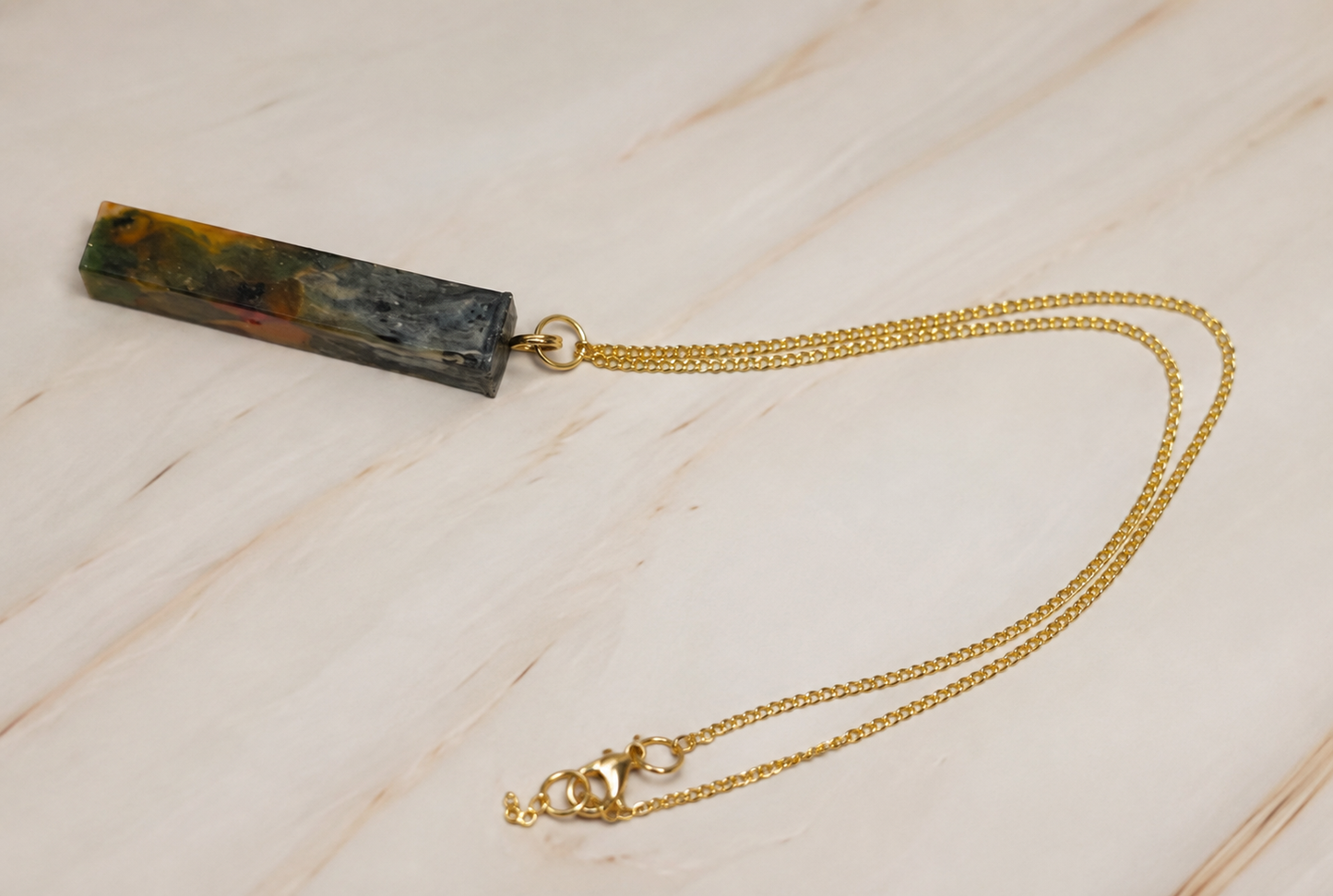 From Dusk Till Dawn Pendant Necklace – Upcycled 3D Filament Art