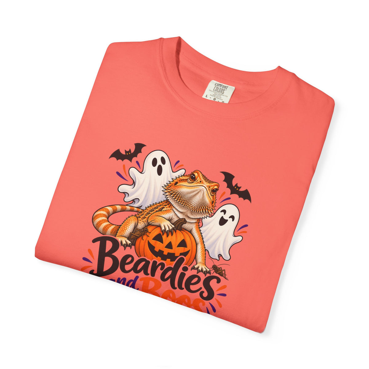 Beardies & Boos T-Shirt – Halloween Bearded Dragon Comfort Colors Tee