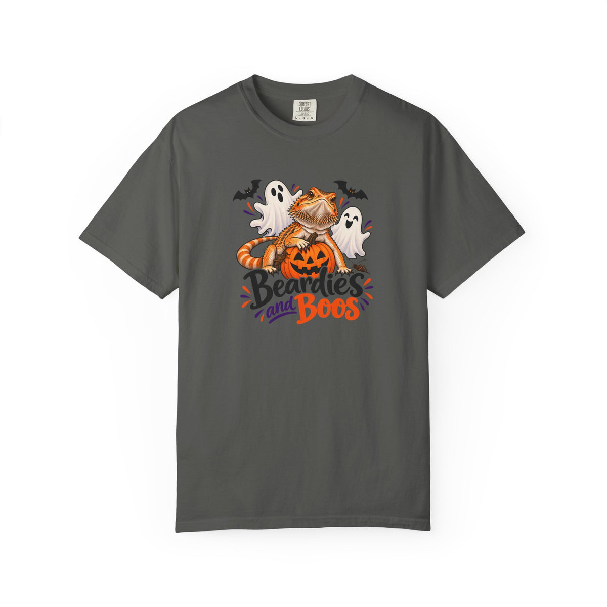 Beardies & Boos T-Shirt – Halloween Bearded Dragon Comfort Colors Tee