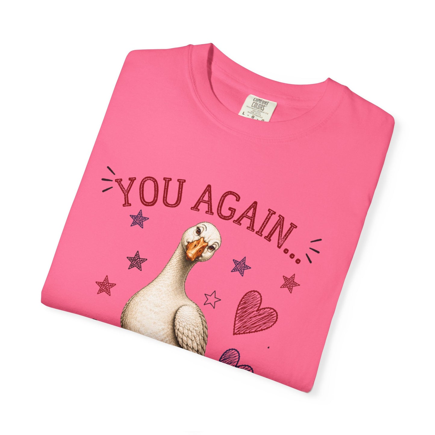 You Again But Why Goose T-Shirt – Funny Cute Bird Graphic Tee