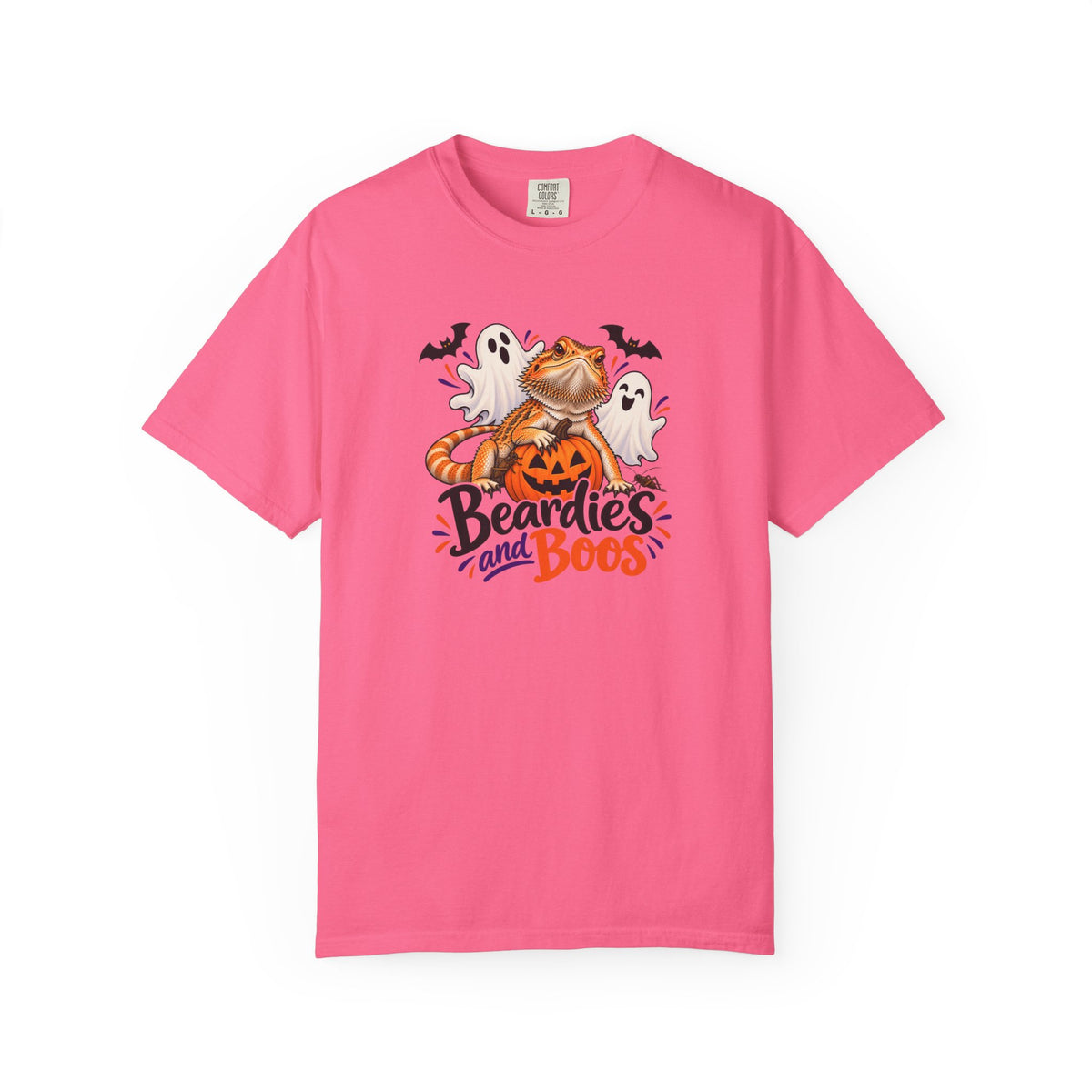 Beardies & Boos T-Shirt – Halloween Bearded Dragon Comfort Colors Tee