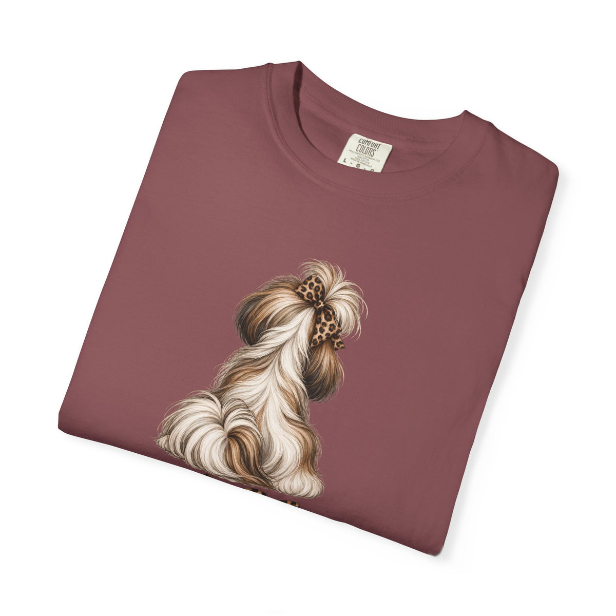 NOPE Shih Tzu Shirt – Leopard Print AttiTudies Tee