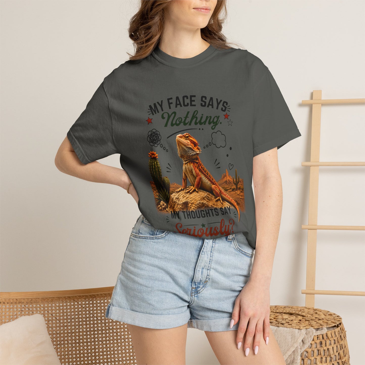 My Face Says Nothing, My Thoughts Say Seriously? T-Shirt