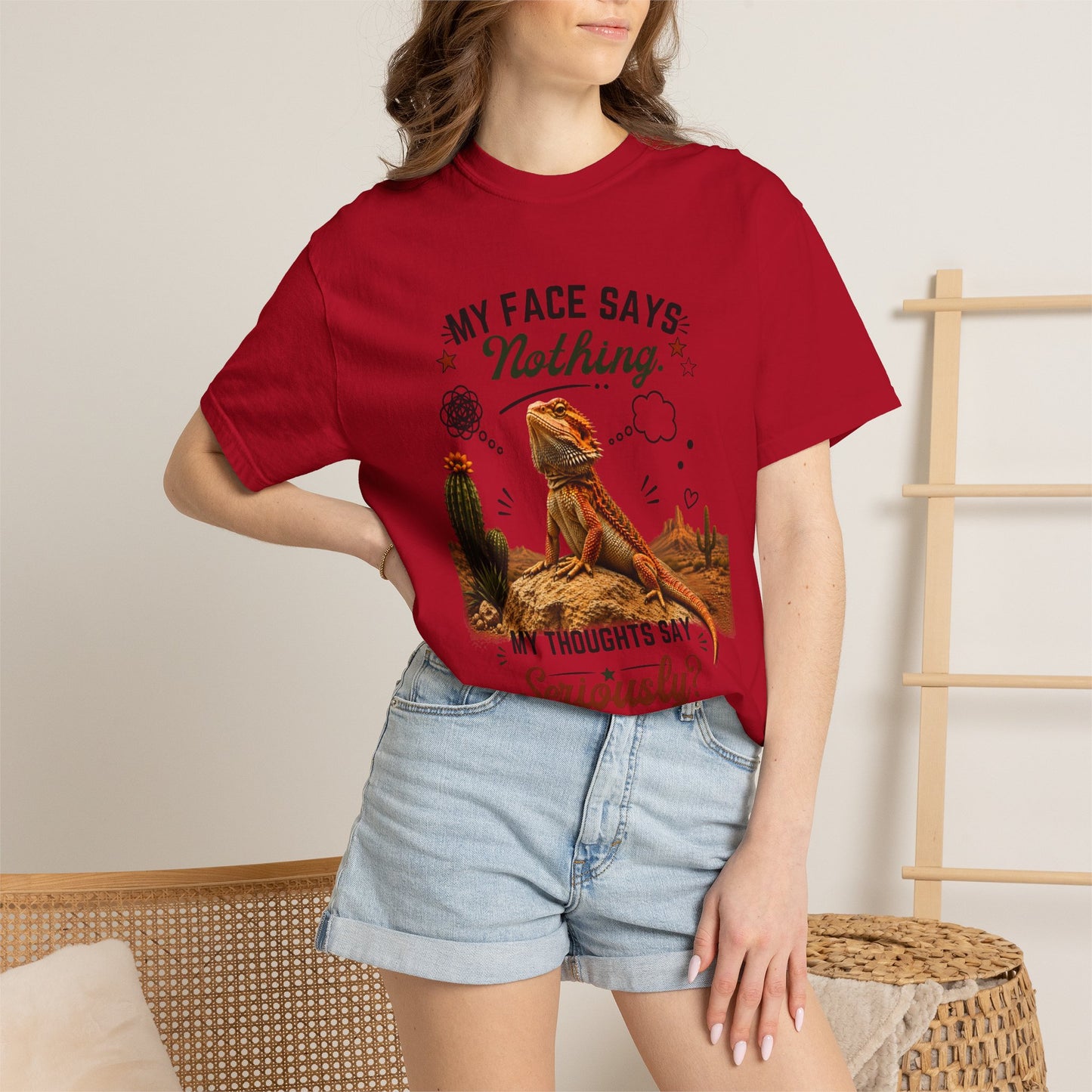 My Face Says Nothing, My Thoughts Say Seriously? T-Shirt