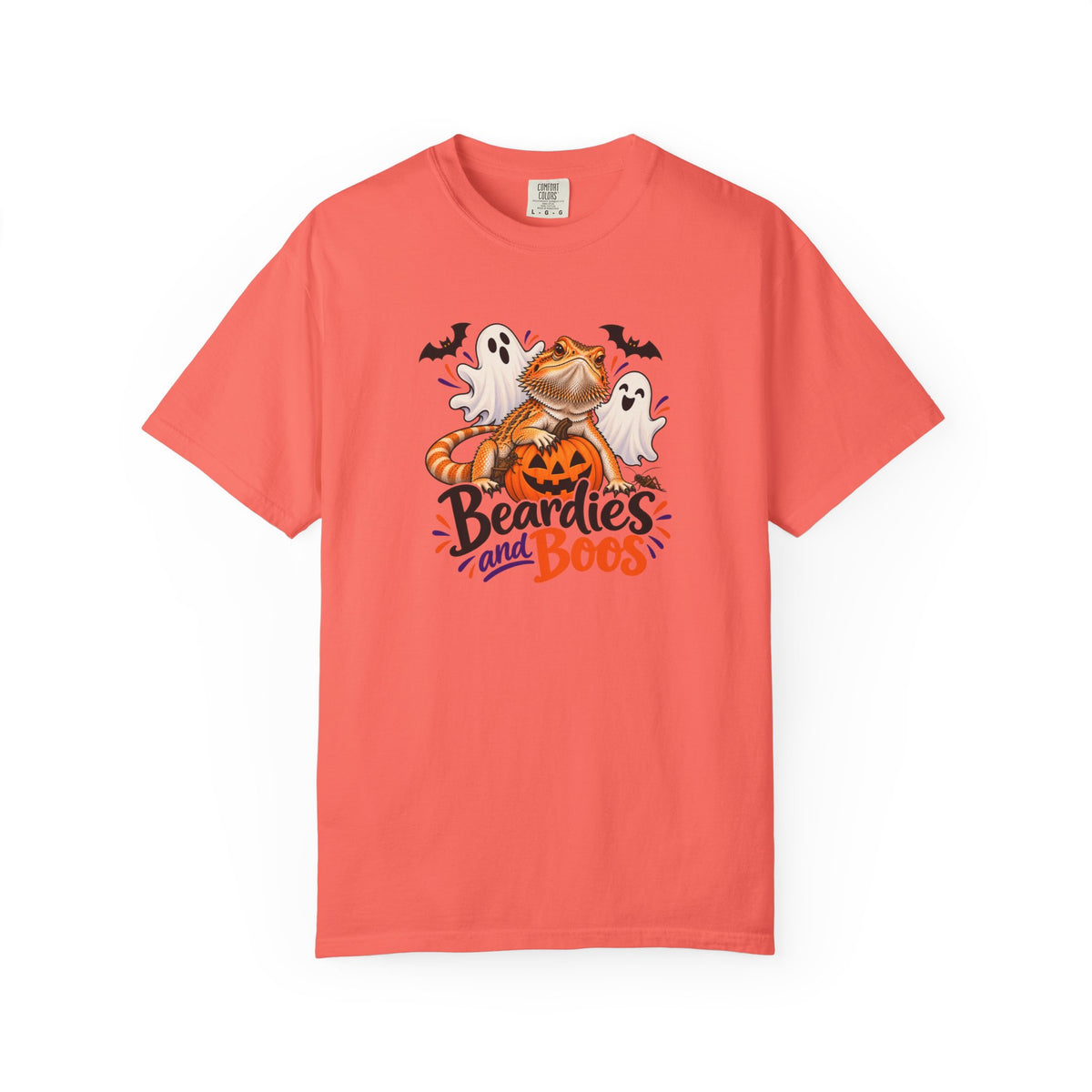 Beardies & Boos T-Shirt – Halloween Bearded Dragon Comfort Colors Tee