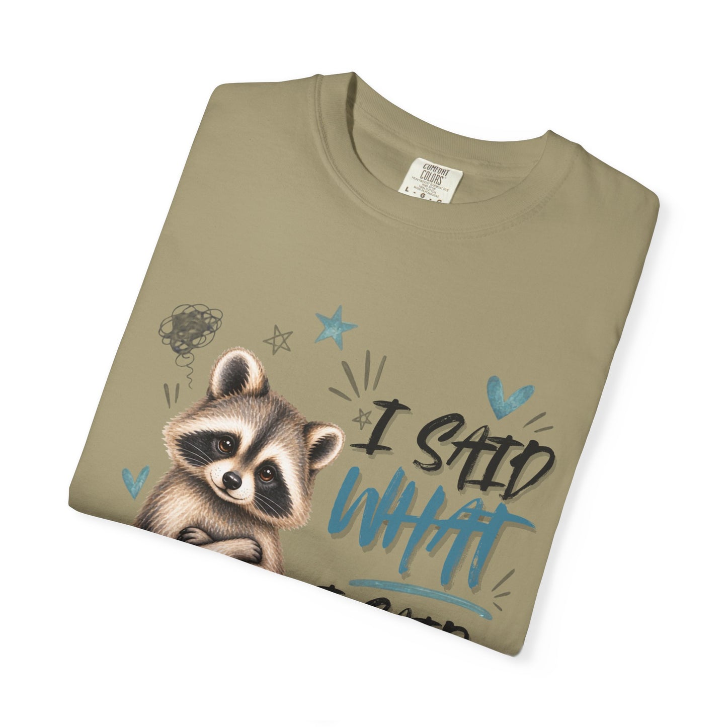 Raccoon  T-Shirt – I Said What I Said Funny Comfort Colors Shirt