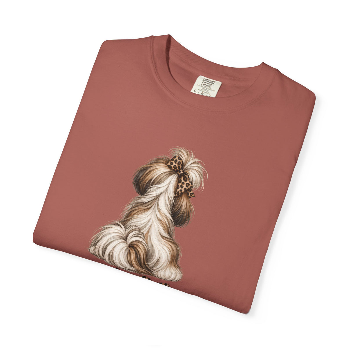 NOPE Shih Tzu Shirt – Leopard Print AttiTudies Tee
