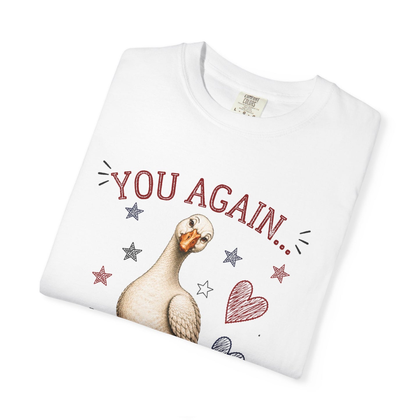 You Again But Why Goose T-Shirt – Funny Cute Bird Graphic Tee