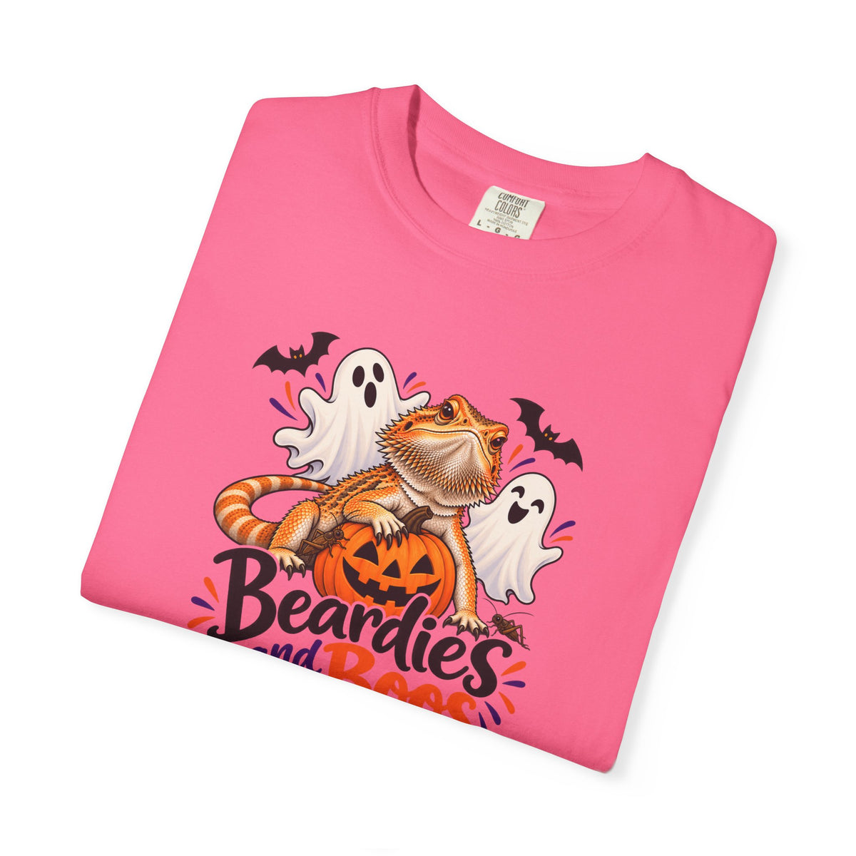 Beardies & Boos T-Shirt – Halloween Bearded Dragon Comfort Colors Tee