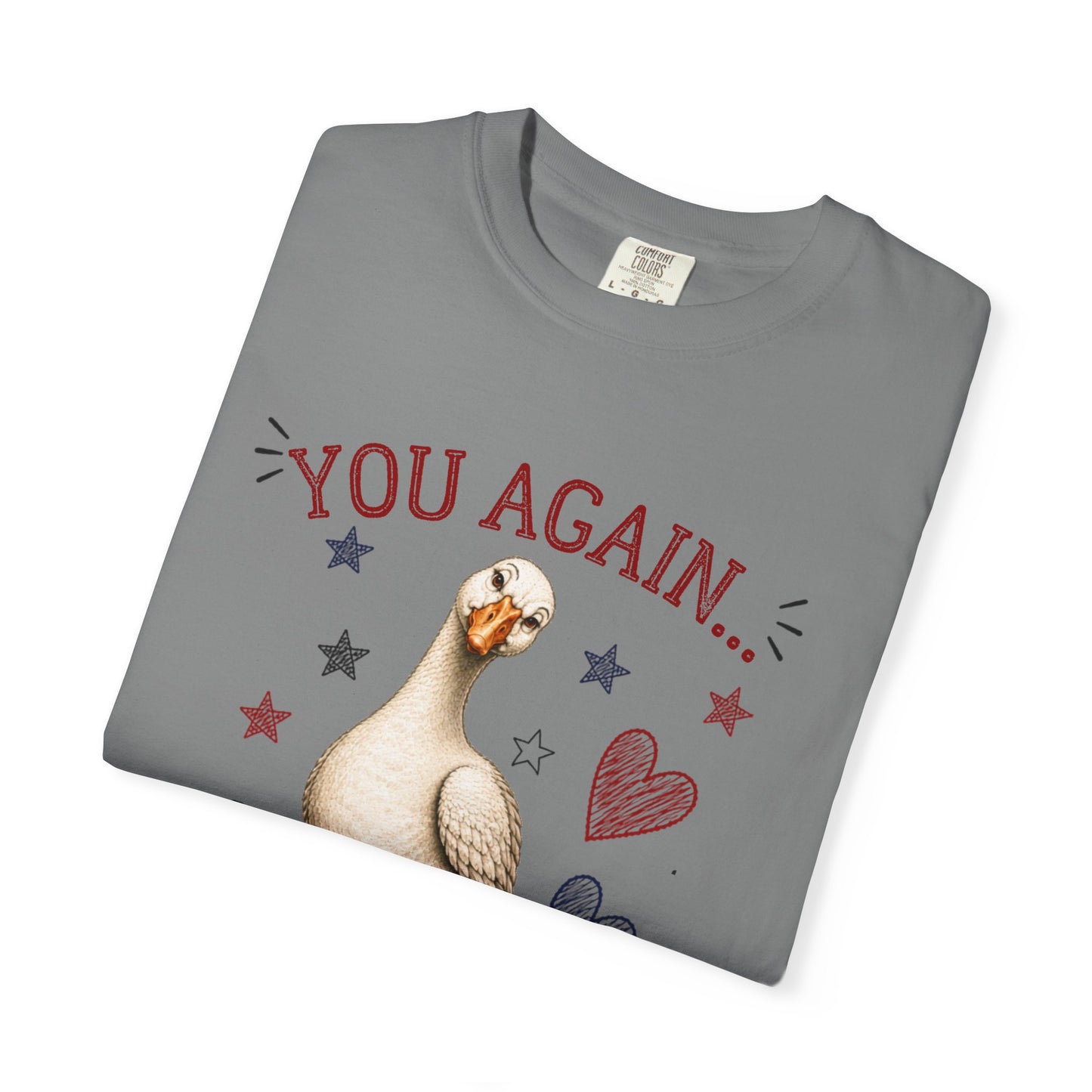 You Again But Why Goose T-Shirt – Funny Cute Bird Graphic Tee