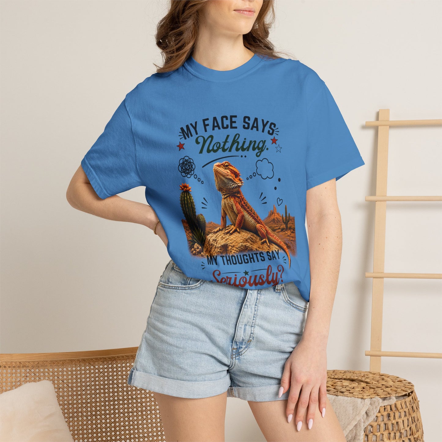 My Face Says Nothing, My Thoughts Say Seriously? T-Shirt