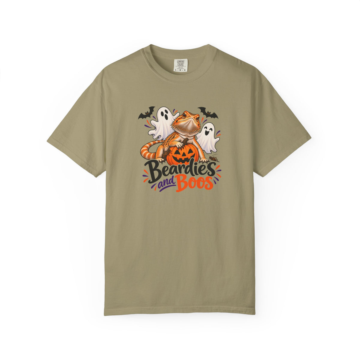 Beardies & Boos T-Shirt – Halloween Bearded Dragon Comfort Colors Tee