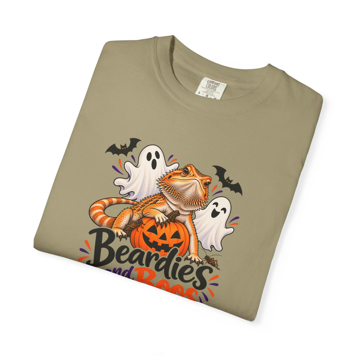 Beardies & Boos T-Shirt – Halloween Bearded Dragon Comfort Colors Tee