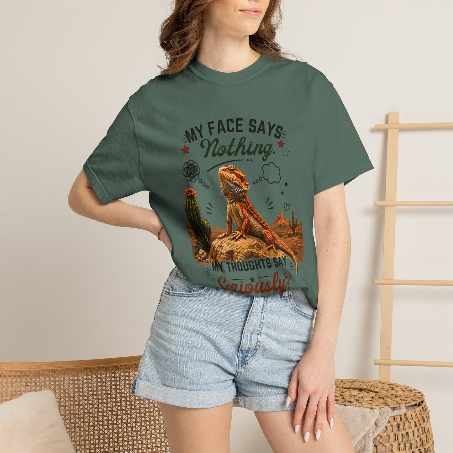 My Face Says Nothing, My Thoughts Say Seriously? T-Shirt
