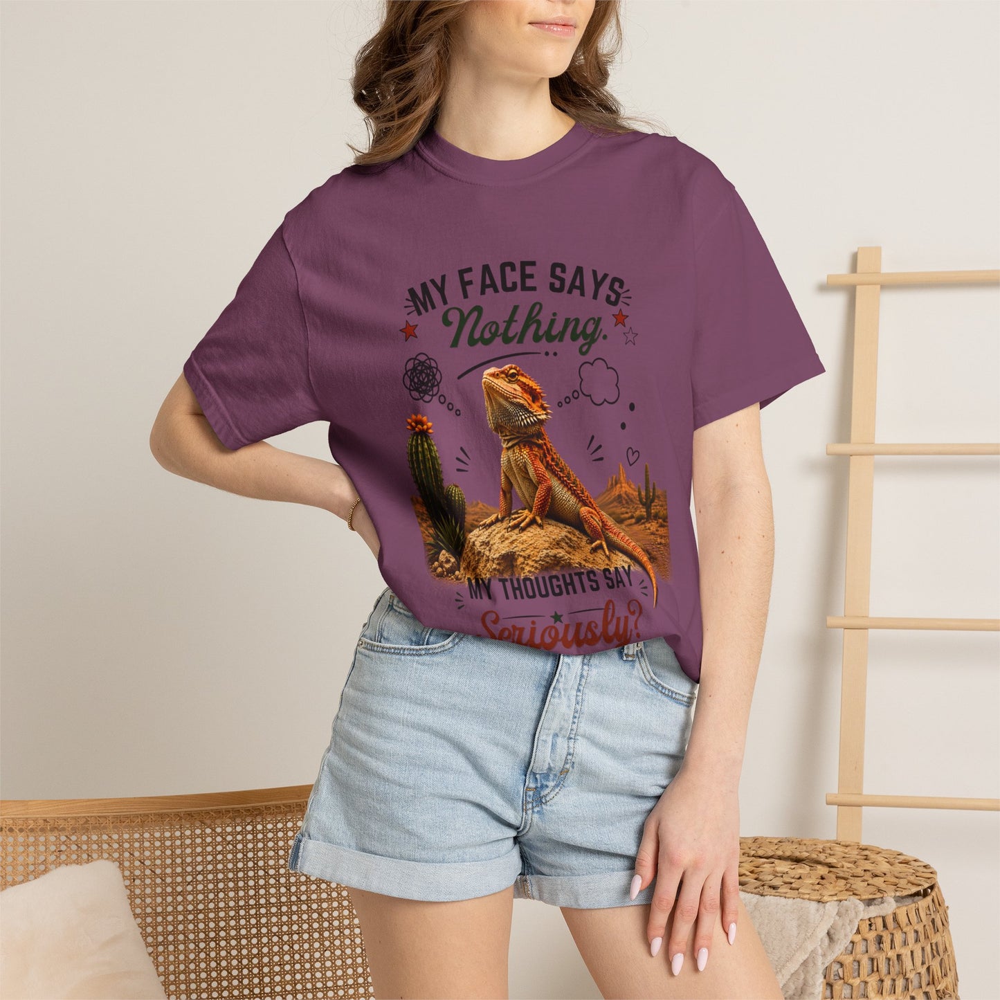 My Face Says Nothing, My Thoughts Say Seriously? T-Shirt