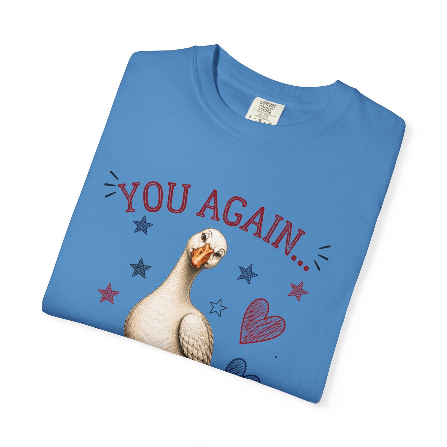 You Again But Why Goose T-Shirt – Funny Cute Bird Graphic Tee